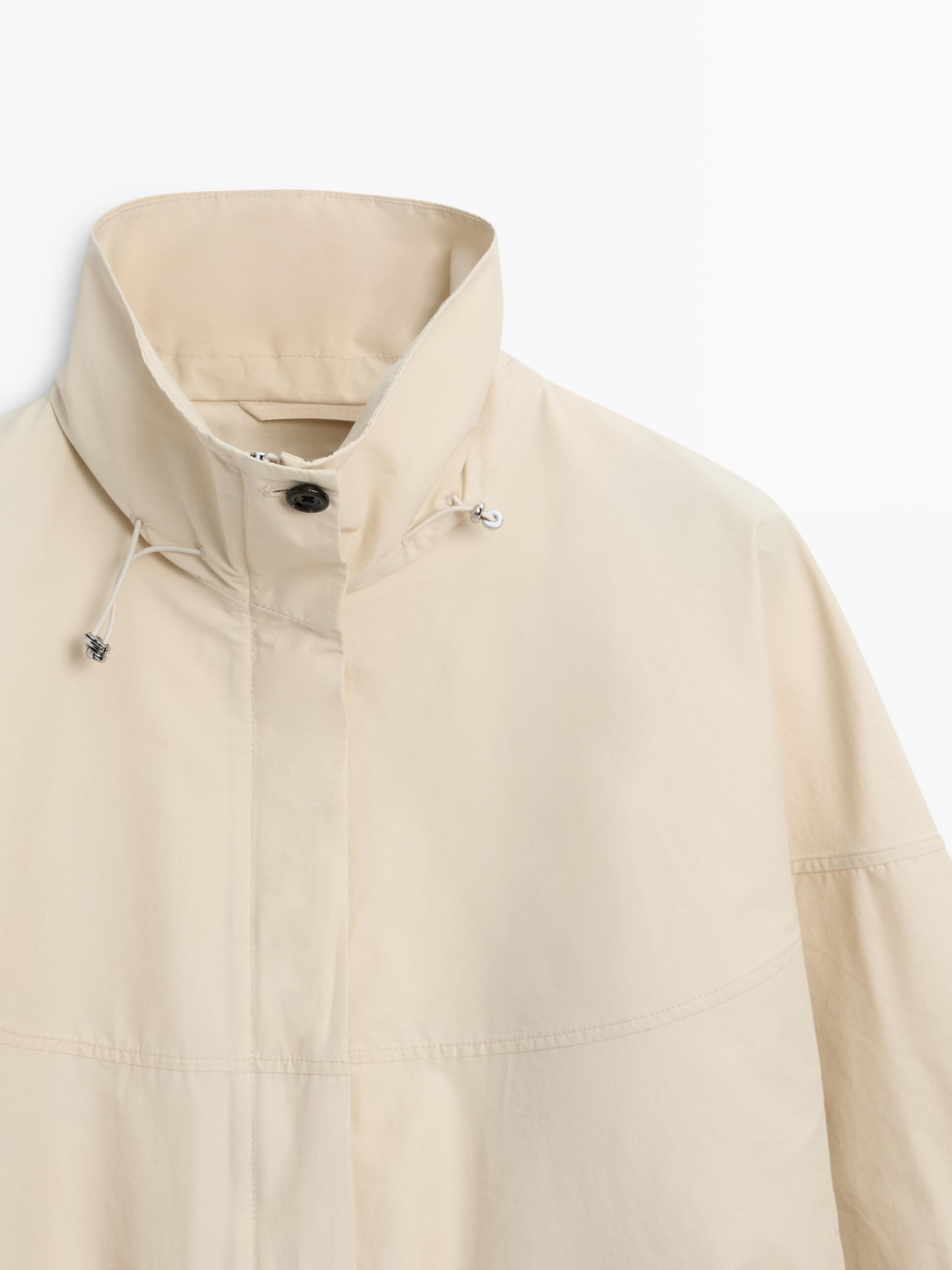 Veste bomber matelassée col montant