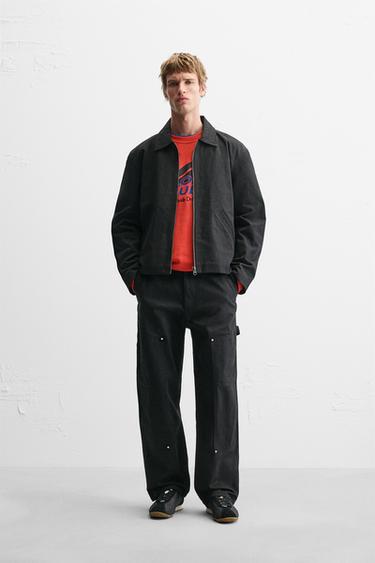 SOBRECAMISA BOXY FIT - Negro de Zara - Imagen 0