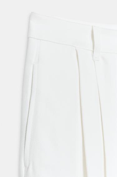 ZW COLLECTION BARREL TROUSERS - White by Zara - Image 7