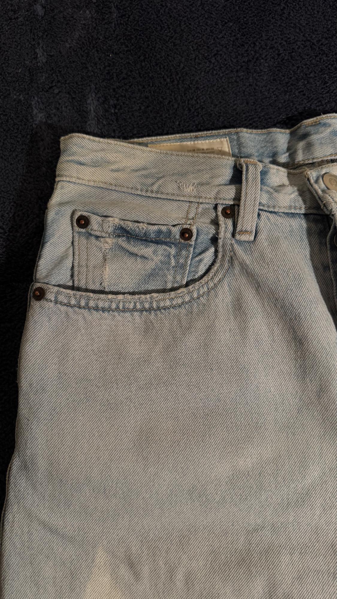 STRAIGHTLEG DENIM BERMUDA SHORTS - Image 2