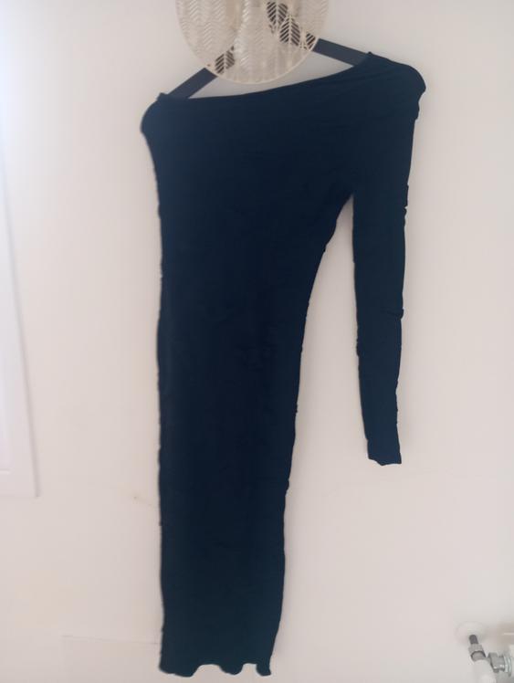 ASYMMETRIC KNIT DRESS SECOND HAND