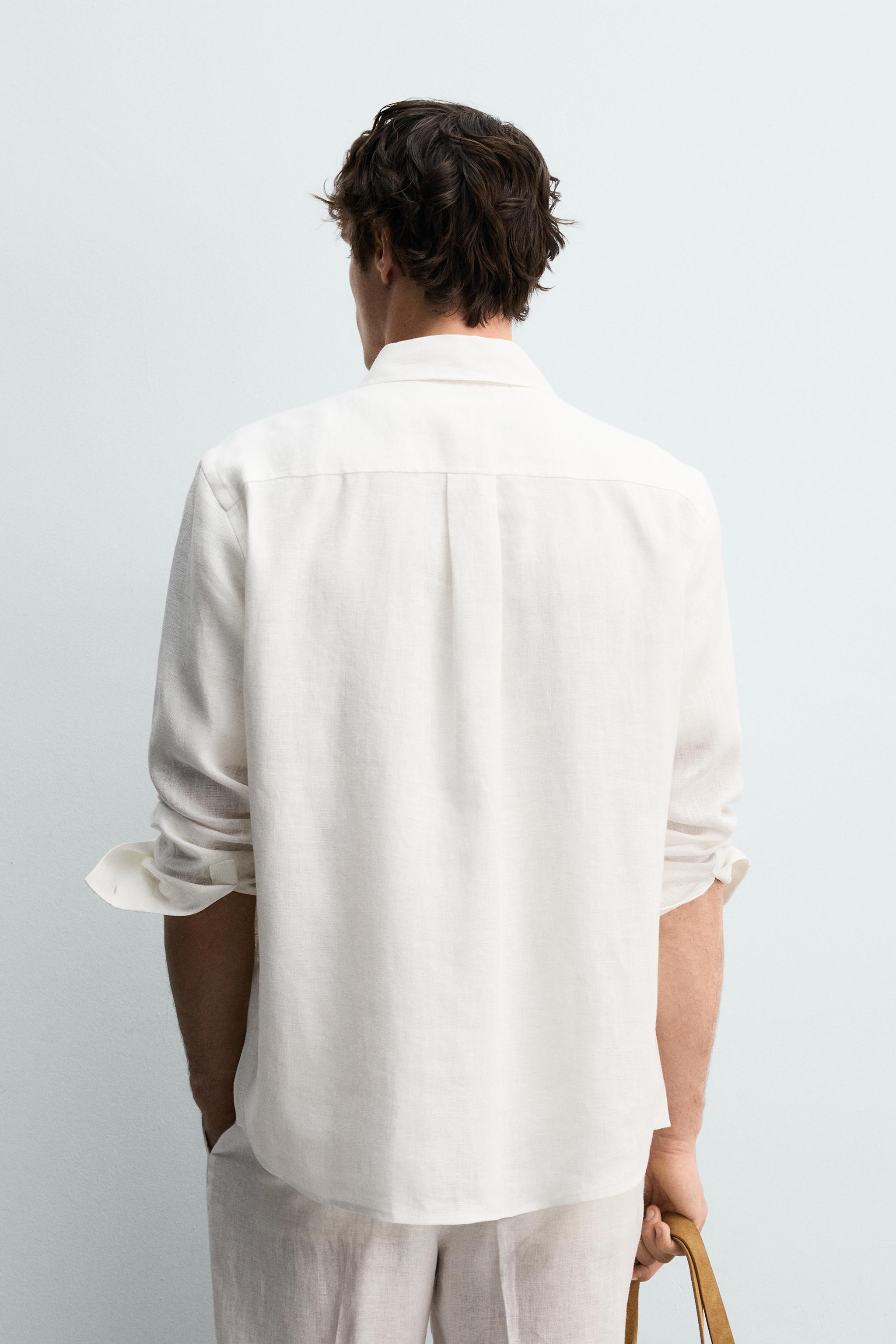 CHEMISE REGULAR FIT 100% LIN
