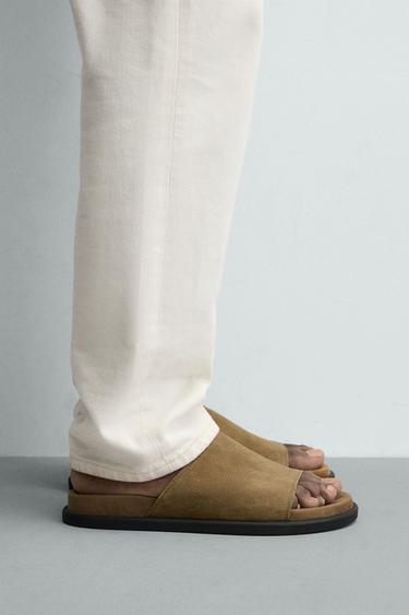 LEATHER SANDALS -  by Zara - Image 0