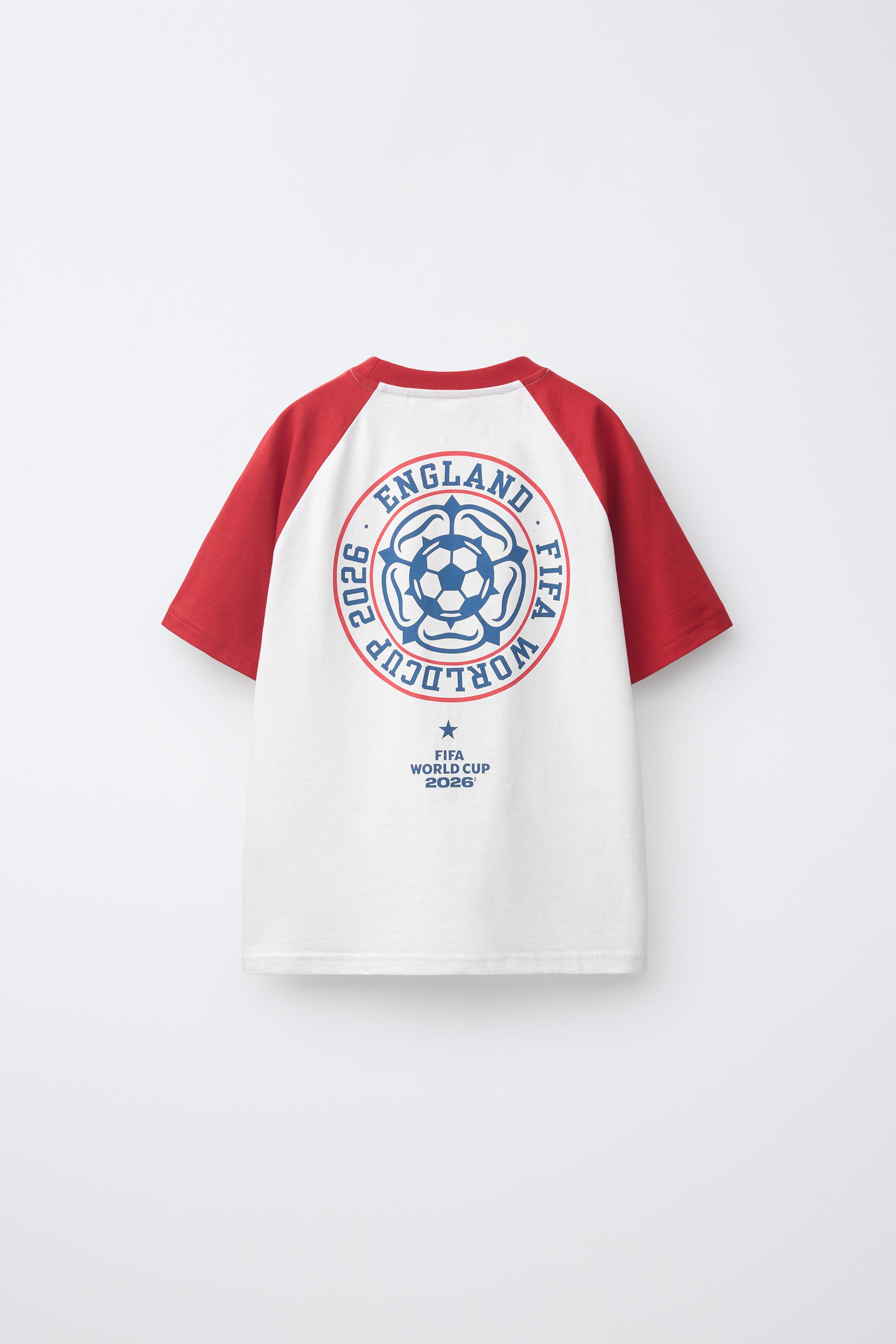 Детские футболки Zara ENGLAND FIFA WORLD CUP™ 2026 PRINT T-SHIRT — фото 3
