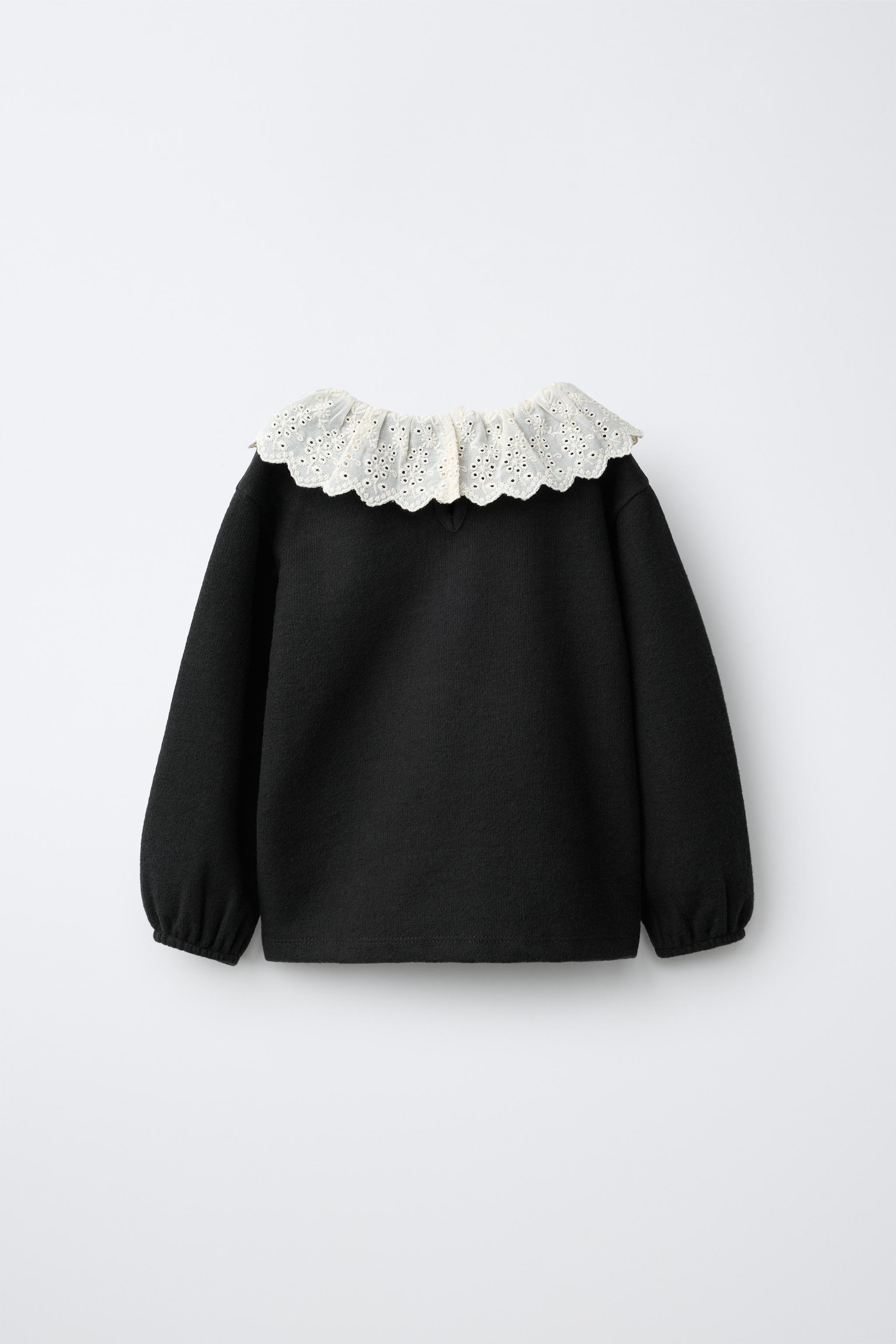 SOFT TOUCH EMBROIDERED COLLAR T-SHIRT