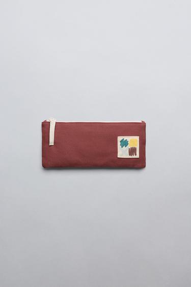 BASIC PENCIL CASE - Maroon by Zara