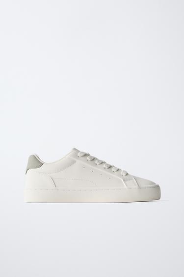 Zaras ENKLA SNEAKERS - Vit