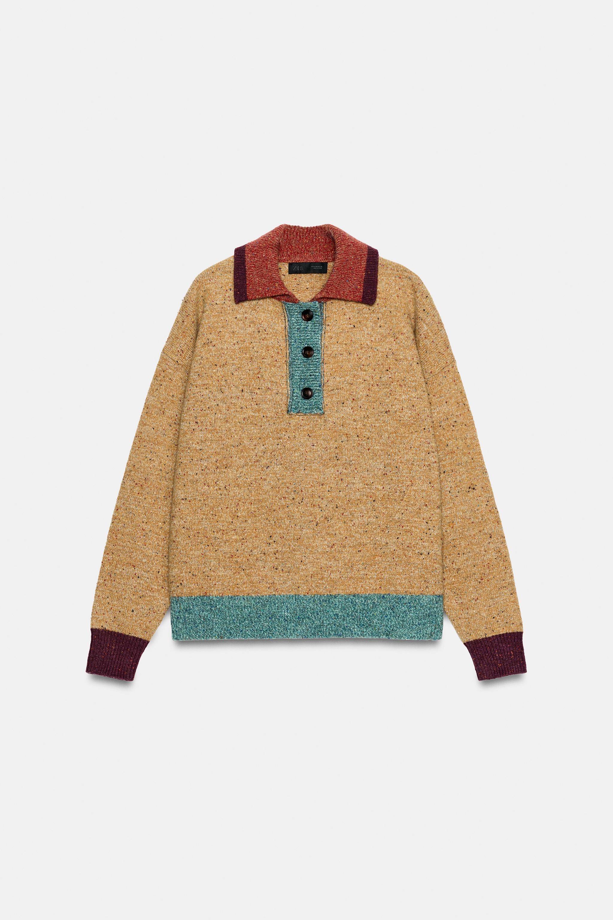 WOOL KNIT POLO