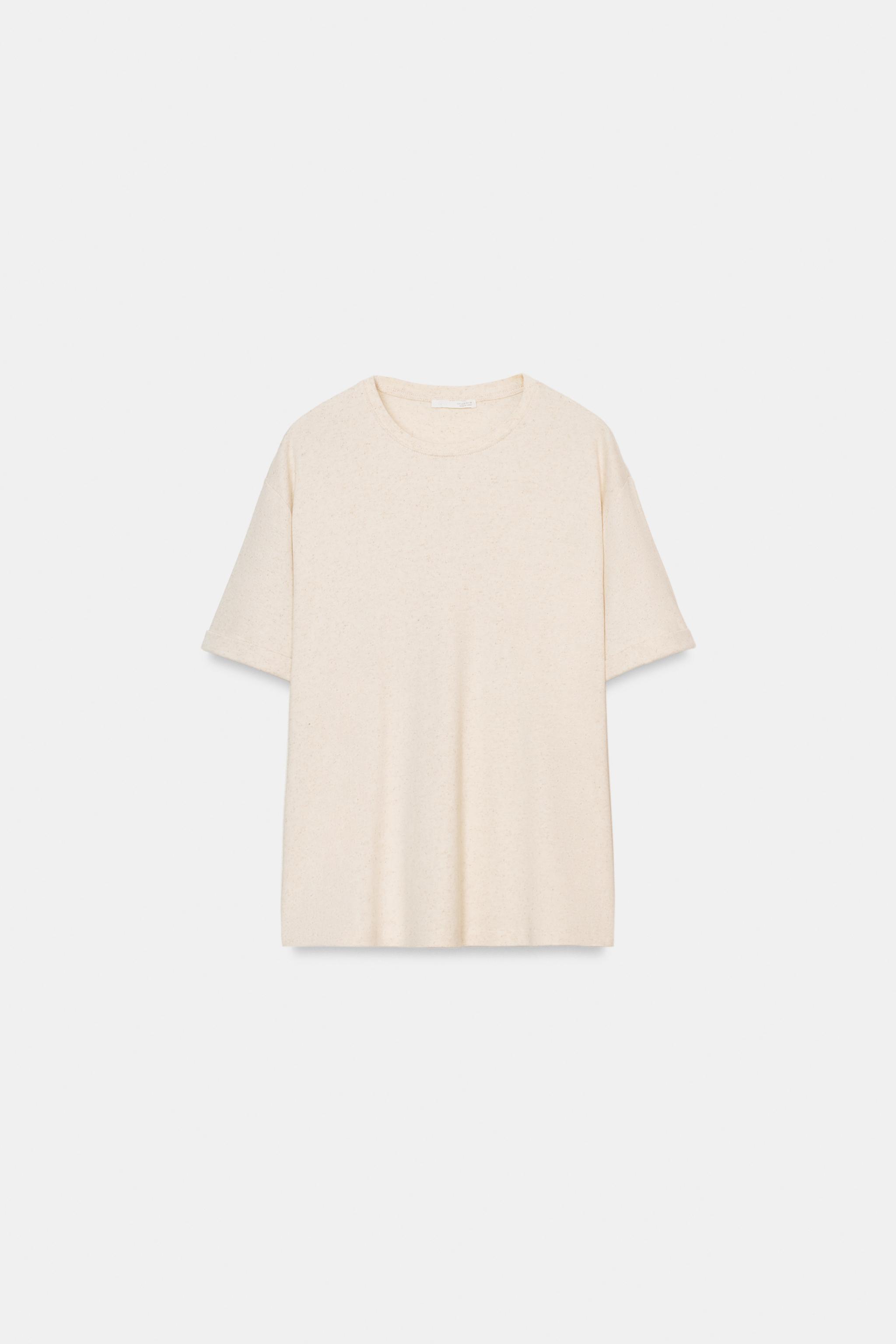 T-SHIRT FLUIDE À MANCHES COURTES
