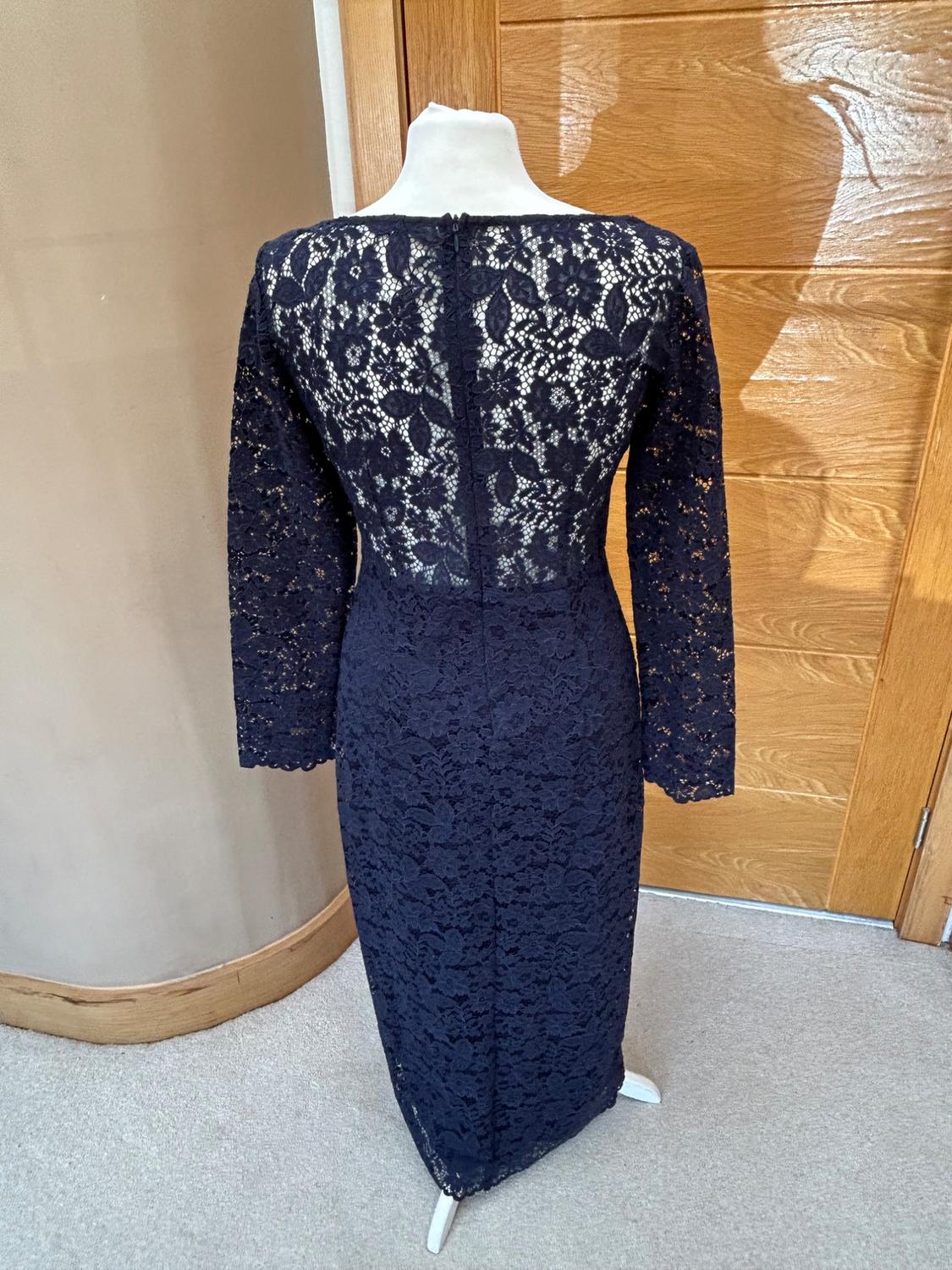 LACE MIDI DRESS - Image 2
