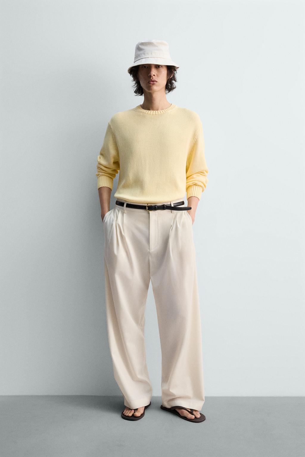 ZARA COTTON TEXTURED JUMPER