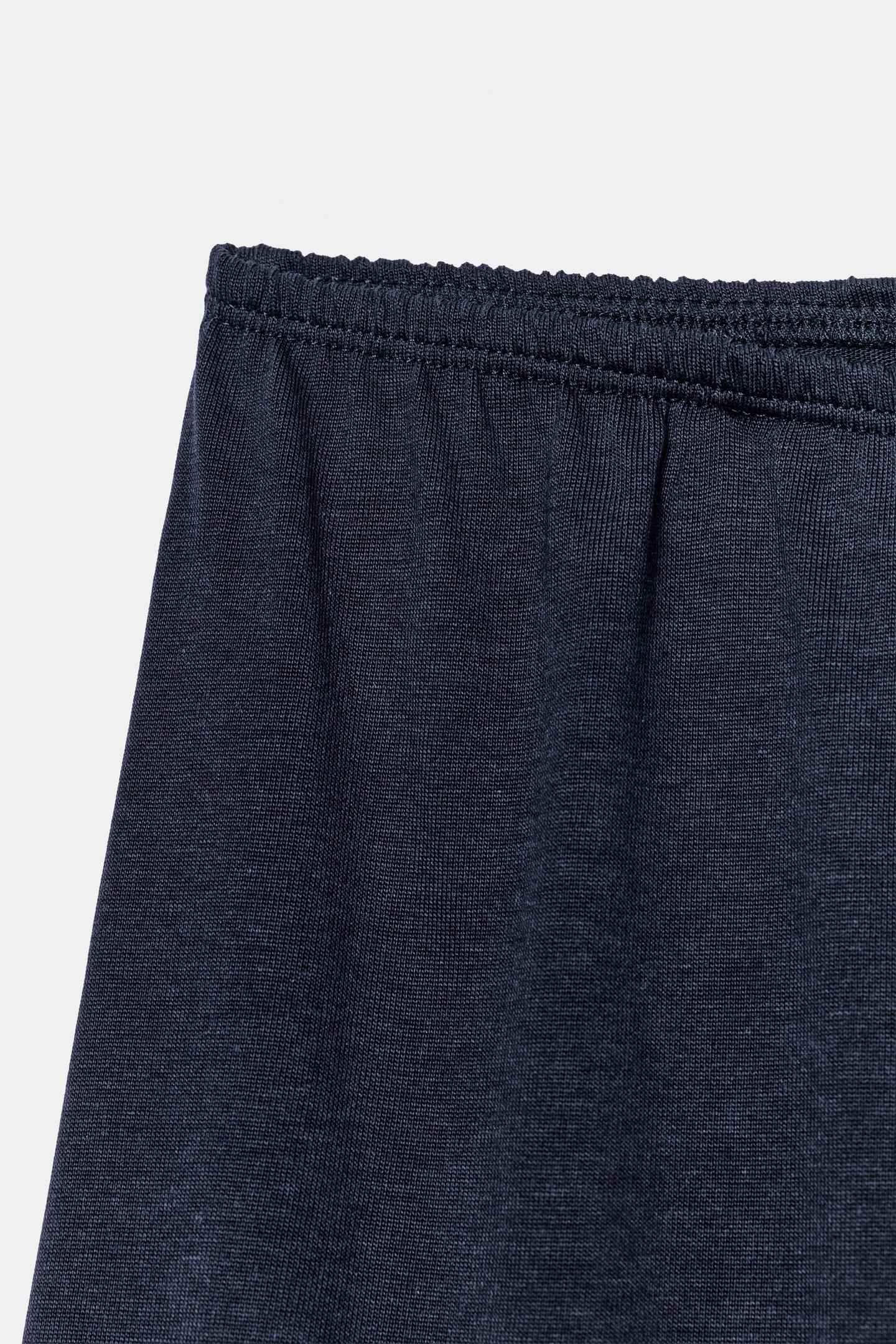 Женские брюки Zara Wide Leg, цвет: Тёмно-синий — фото 6