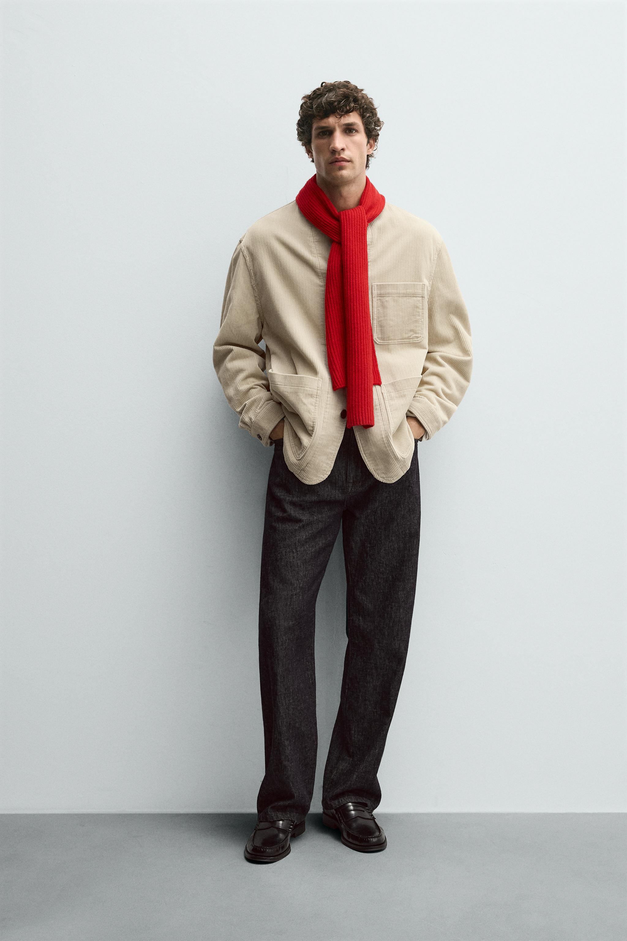 CORDUROY POCKET JACKET - Ecru | ZARA Canada