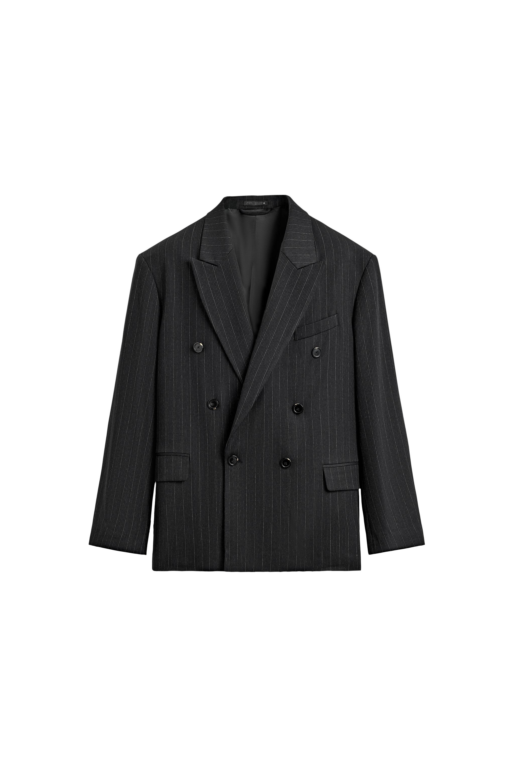 【完売品】FLARE DOUBLE-BREASTED STRIPED SUIT STRIPED SUIT DOUBLE-BREASTED BLAZER - striped | ZARA South Africa