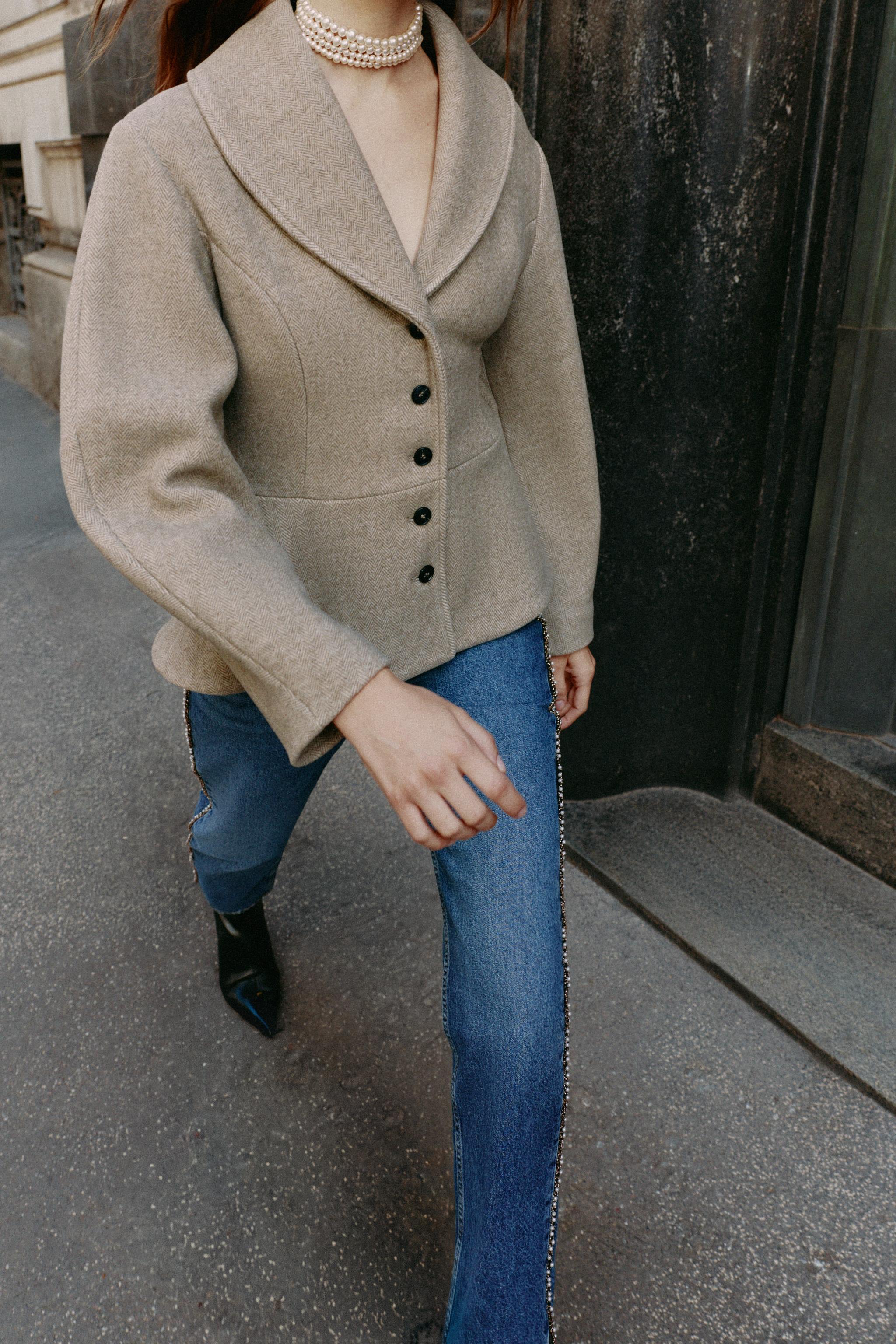 BLOUSON PÉPLUM SOFT