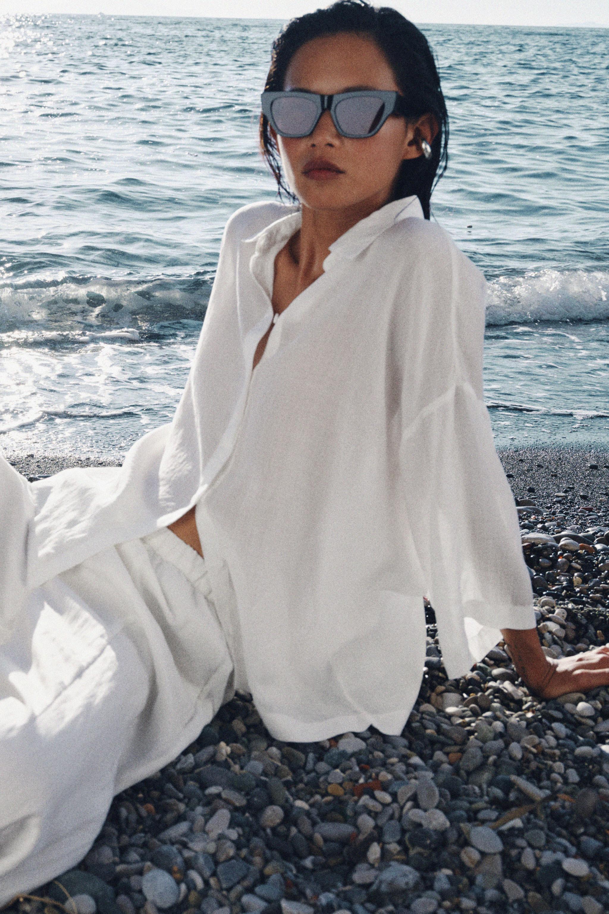 ZW COLLECTION FLOWY OVERSIZED SHIRT