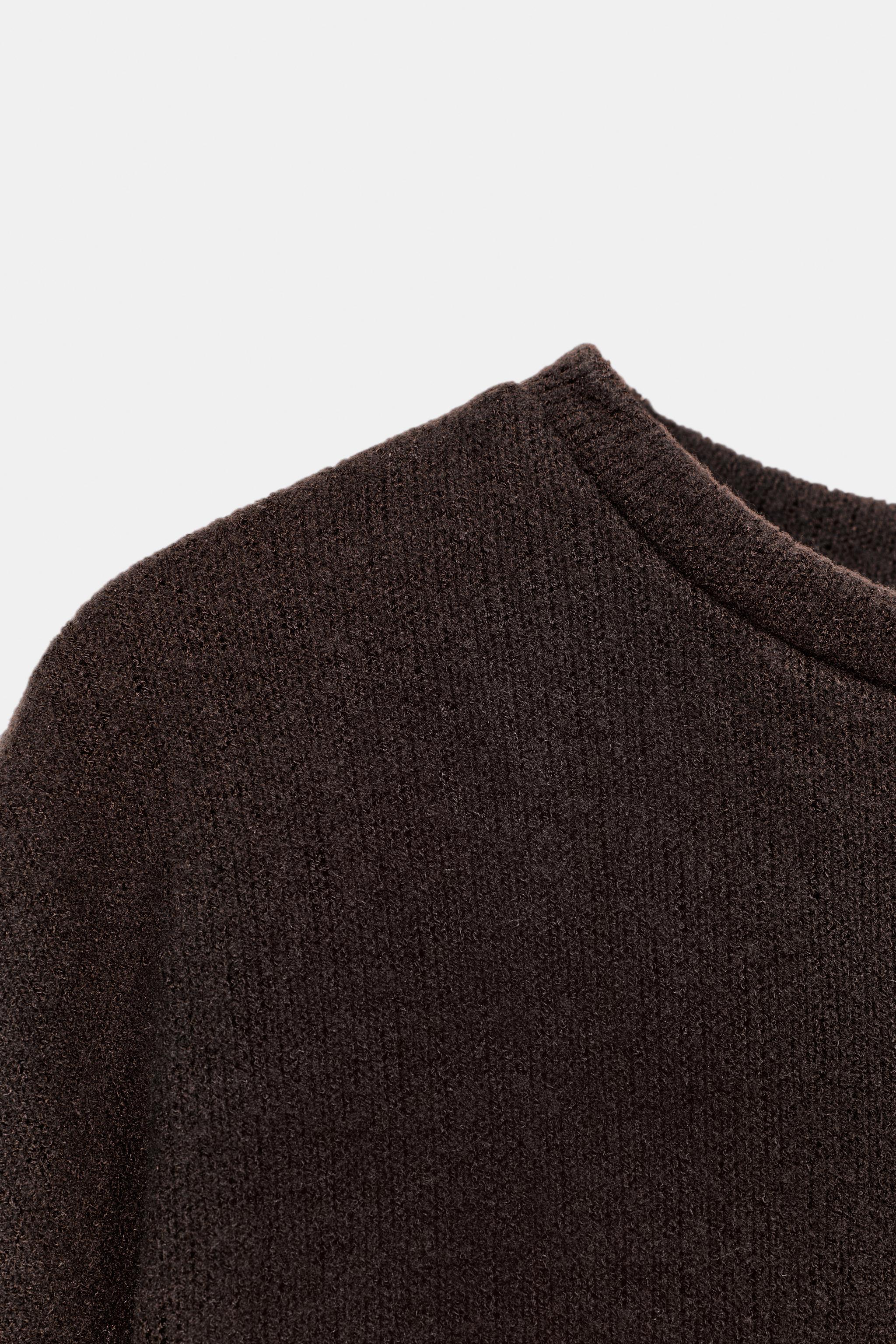 Женские топы Zara RUSTIC SHORT SLEEVE TOP — фото 8