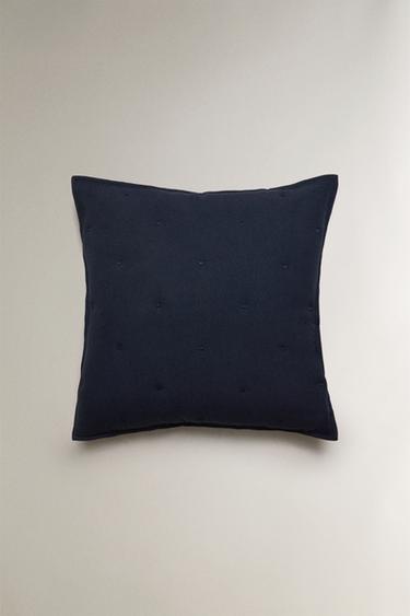 MICROFIBRE QUILTED BEDSPREAD - MIDNIGHT BLUE by Zara