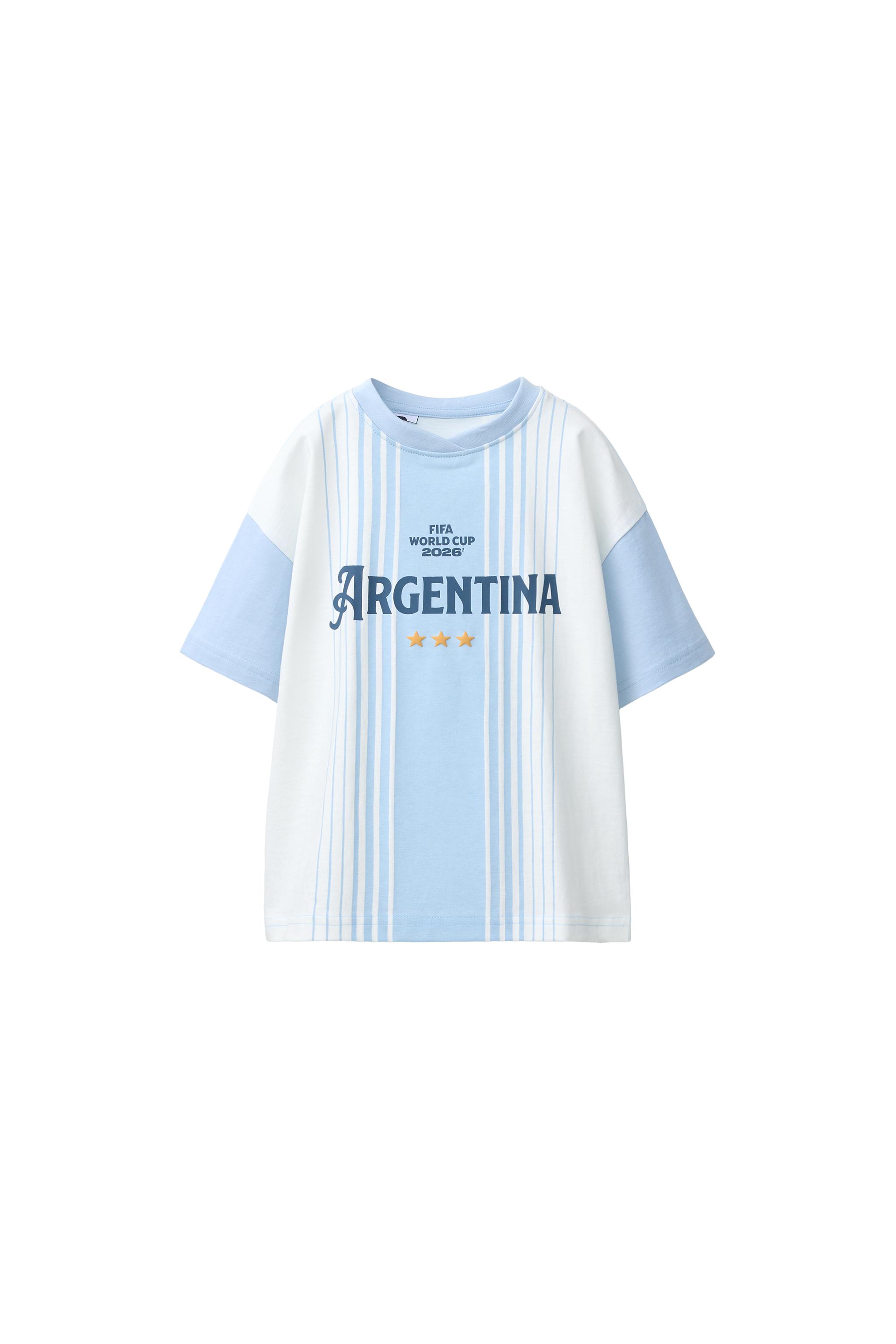 CAMISETA ESTAMPADA ARGENTINA FIFA WORLD CUP ™ 2026 - Azul | ZARA