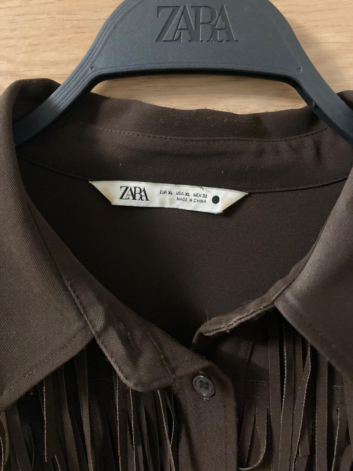 ZW COLLECTION MAXI FRINGE SHIRT - Image 8