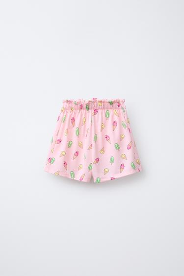 6-14 YEARS/ ICE CREAM T-SHIRT AND BERMUDA PYJAMAS - Pink by Zara - Image 3