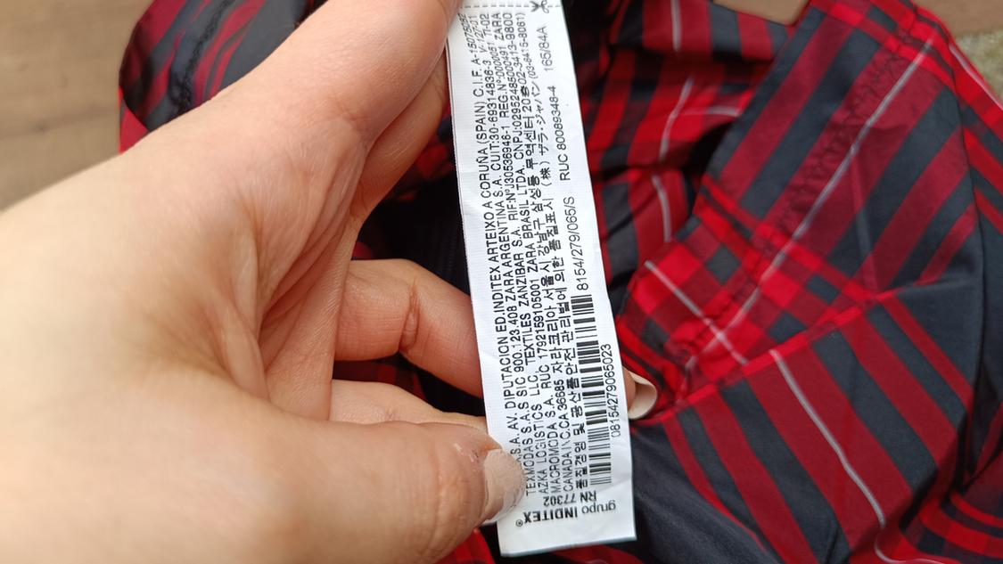 CHECKED DRESS WITH BELT - Image 6