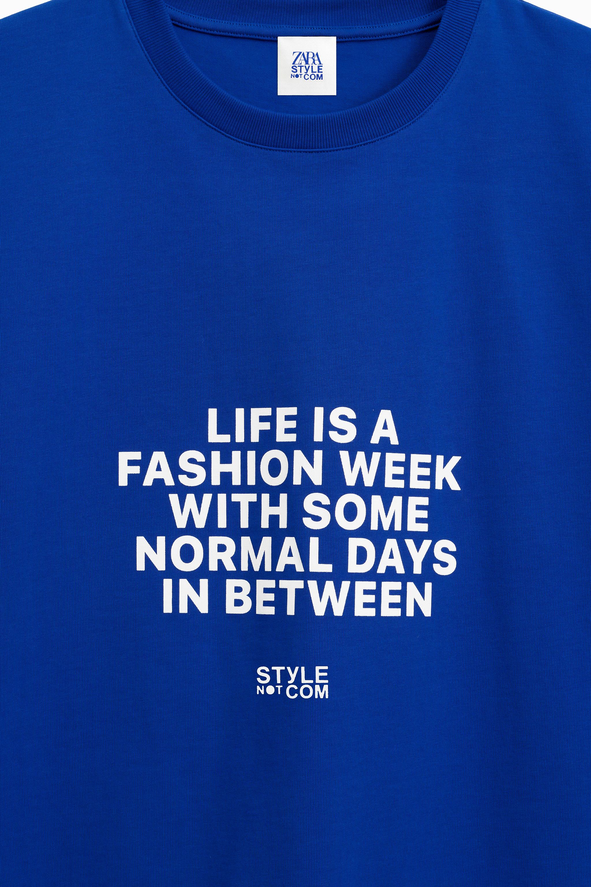 ZARA【NEW】ZARA STYLENOTCOM T-SHIRT ZARA STYLENOTCOM T-SHIRT - White | ZARA United States