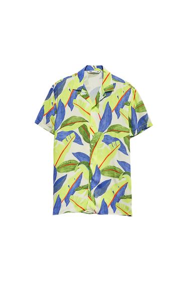 LEAF PRINT SHIRT