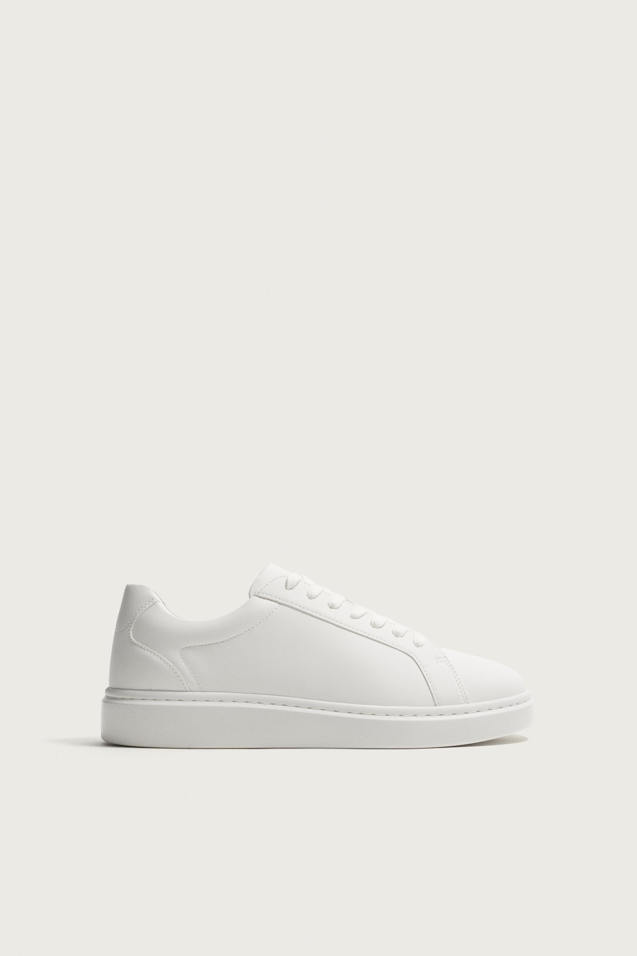 MONOCHROME CHUNKY SNEAKERS — White