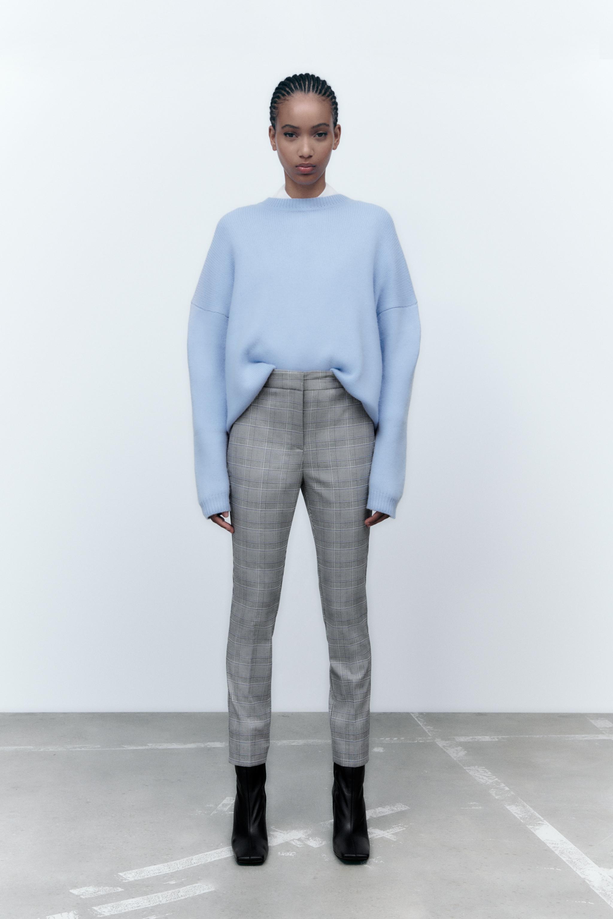 JOGGER WAIST TROUSERS - Blue grey | ZARA United Kingdom