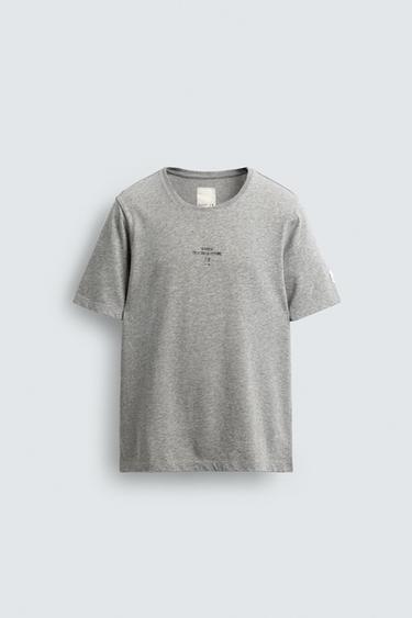 スリムフィットTシャツ X SR_AグレーマールZaraのスリムフィットTシャツ X SR_A - グレーマール 