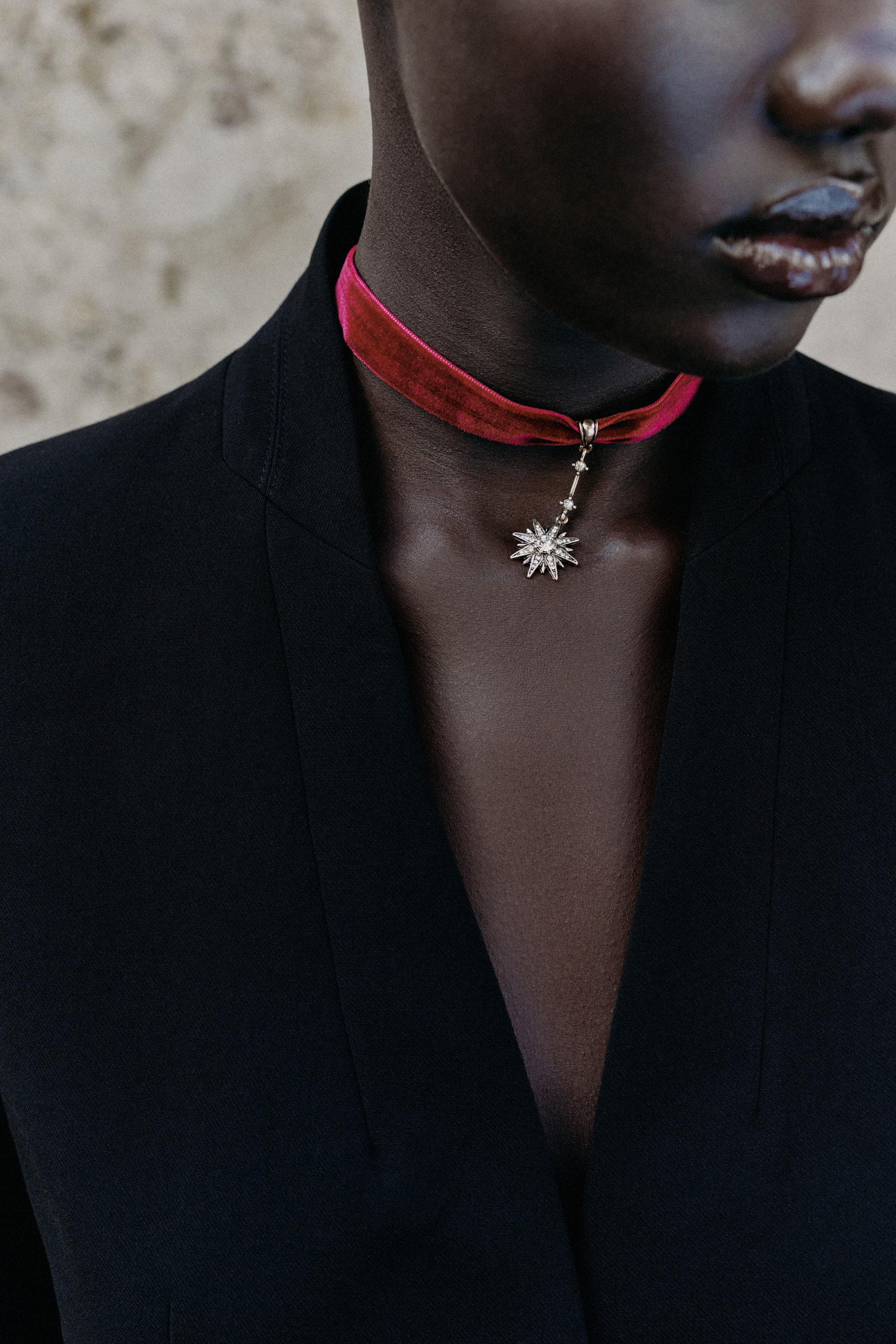 VELVET STAR CHOKER, LIMITED EDITION