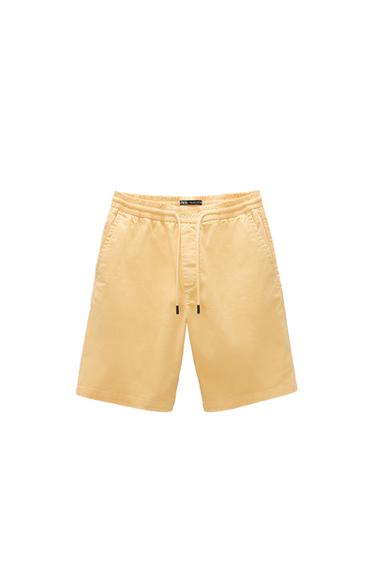 JOGGING BERMUDA SHORTS WITH ELASTIC WAISTBAND