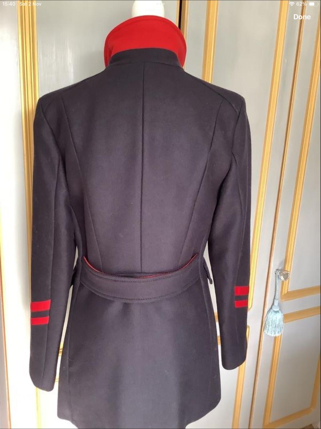 SHORT COAT WITH STRIPES - Image 2
