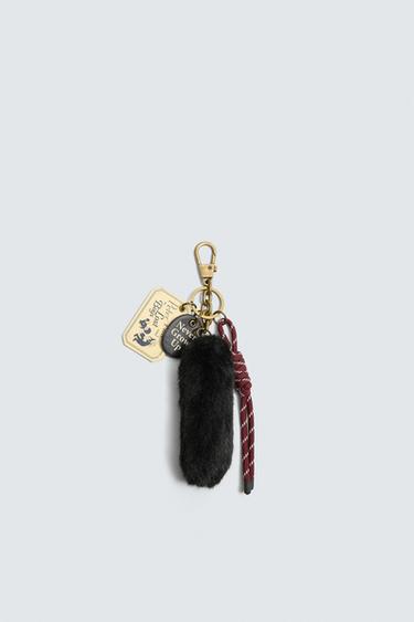 PETER PAN MULTI-CHARM KEYRING HARRY LAMBERT FOR ZARA X DISNEY - Black by Zara