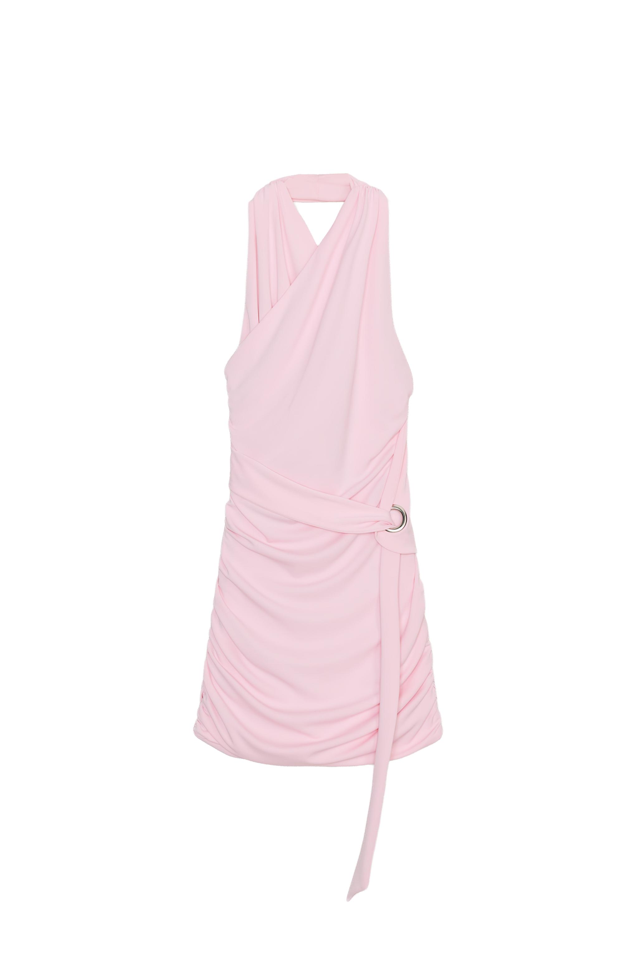 zara pink wrap dress ZARA NWT SS22 WOMAN $119 PRINTED MAXI WRAP DRESS PINK REF: 3409/736 Size M