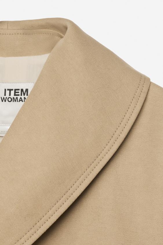 クロップド丈ジャケット - THE ITEM ZARA WOMAN - ベージュ | ZARA 