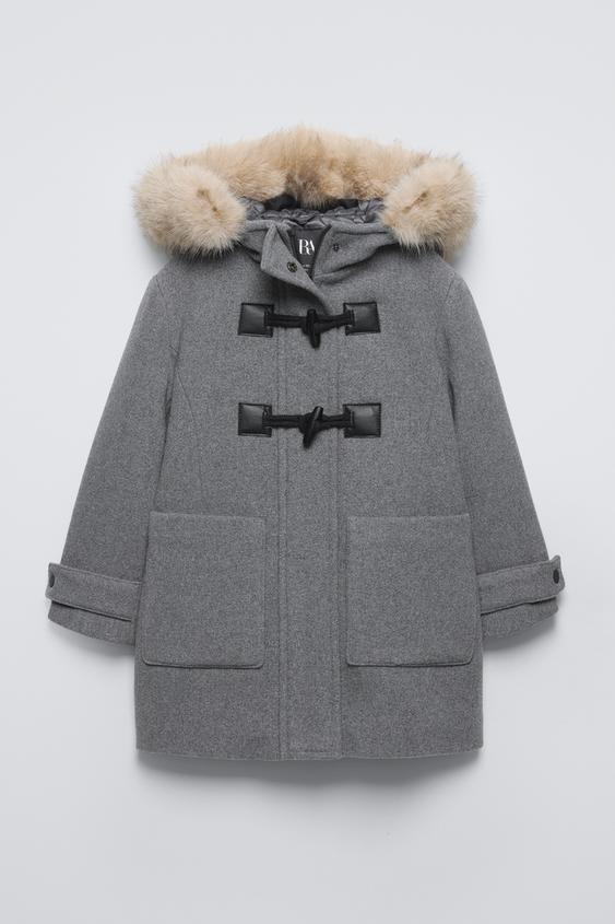 Duffle Coat Zara Coats For Boys ZARA KIDS BOY WOOL BLEND COAT 5854