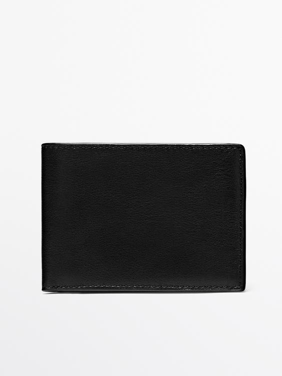 Nappa leather landscape wallet