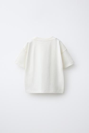 ANIMAL PRINT T-SHIRT — Ecru 2