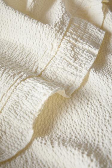 COUVRE-LIT TEXTURÉ ENFANT - Vanille de Zara - Image 6