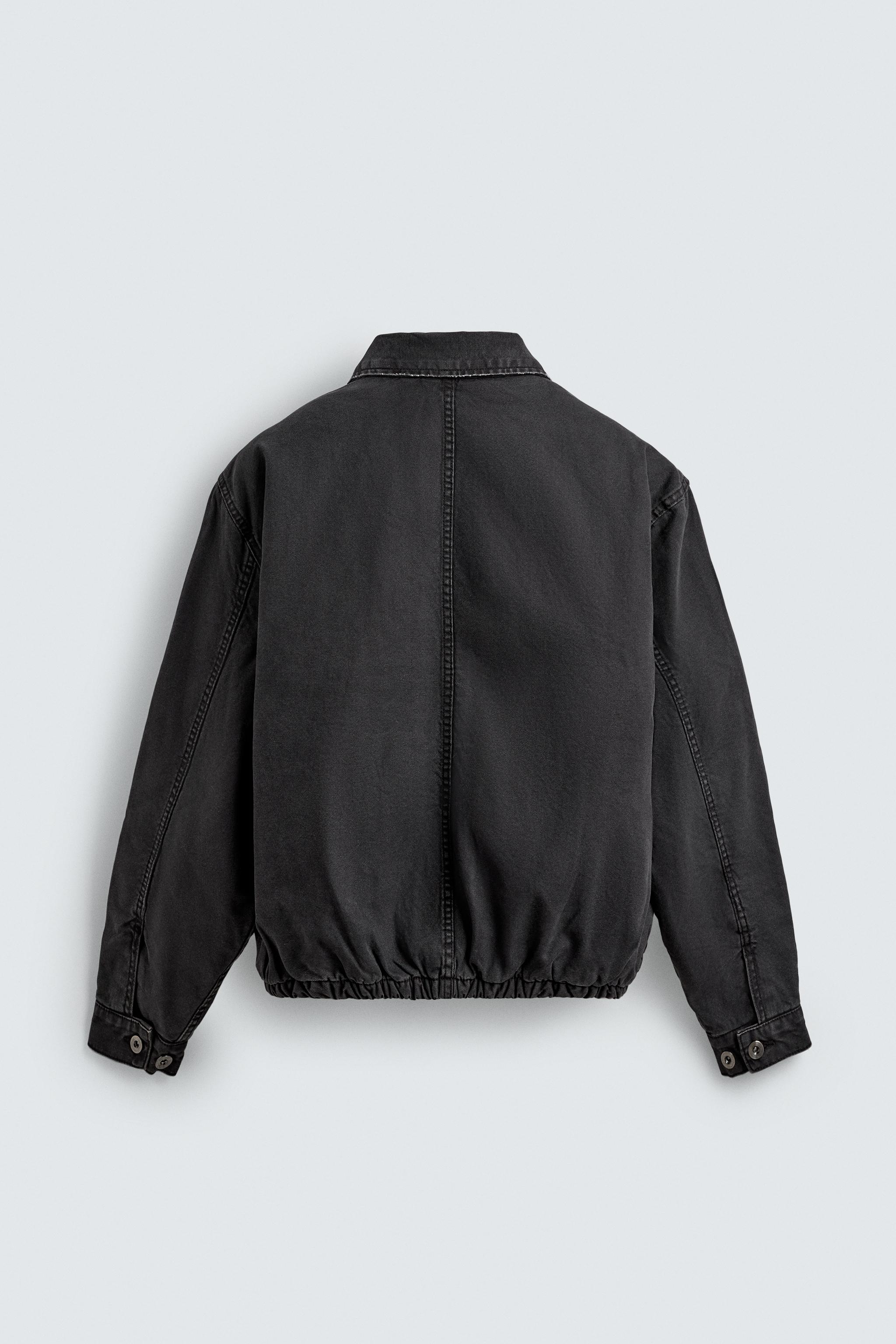 ZARA キルティング デニムジャケット ZARA クロップド キルティング デニムジャケット - メルカリ