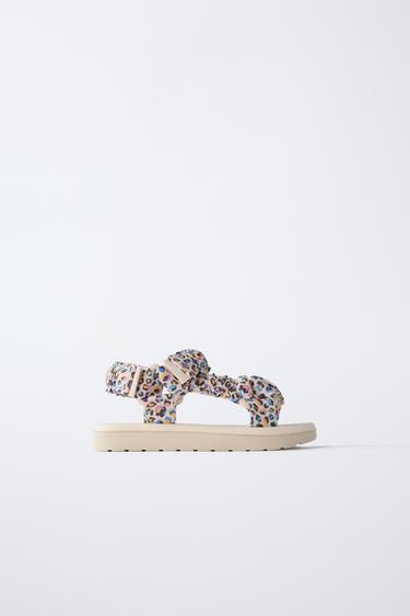 ANIMAL PRINT SANDALS - Pink by Zara