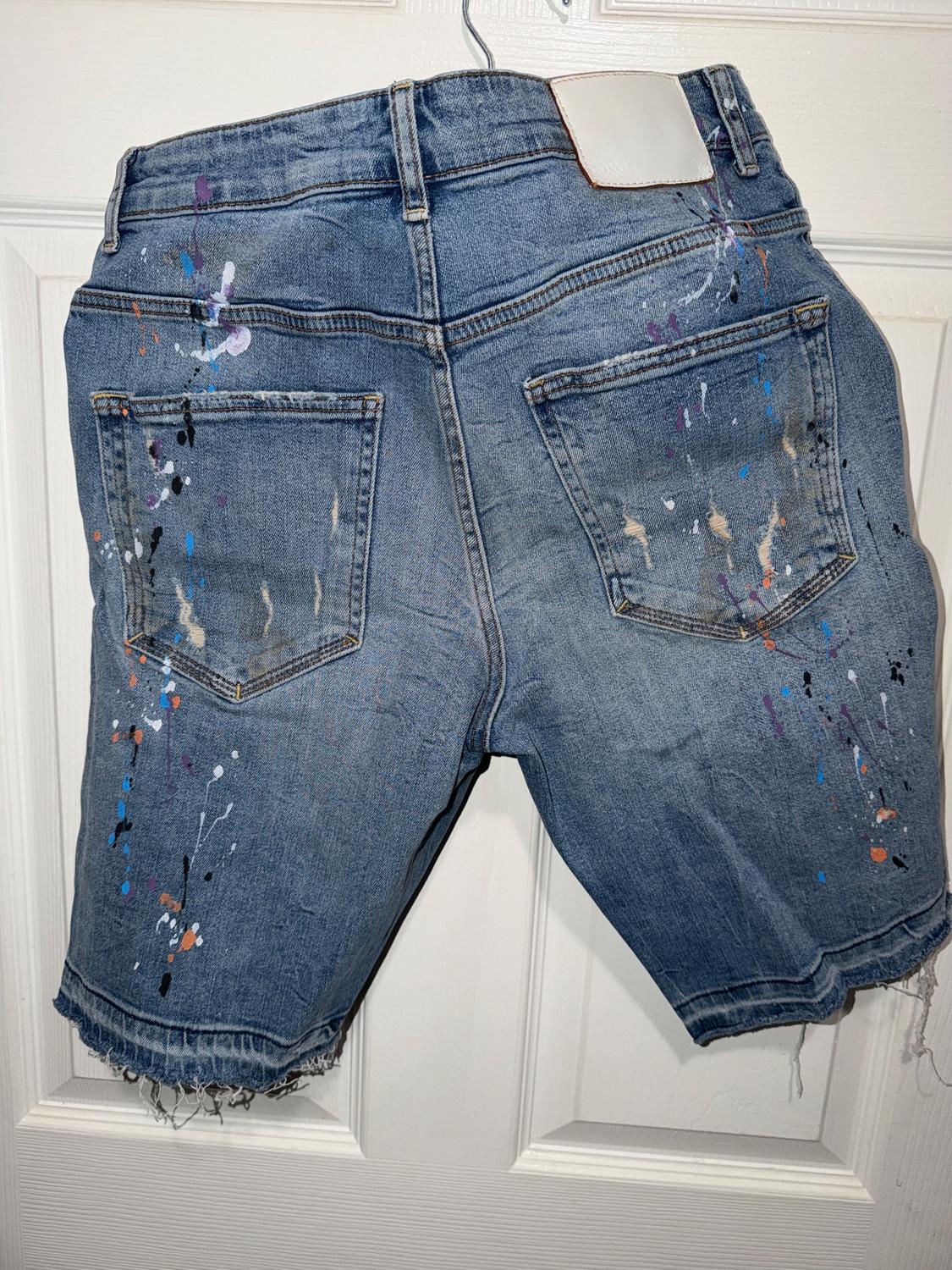 BERMUDA DENIM SALPICADURAS PINTURA - Image 2