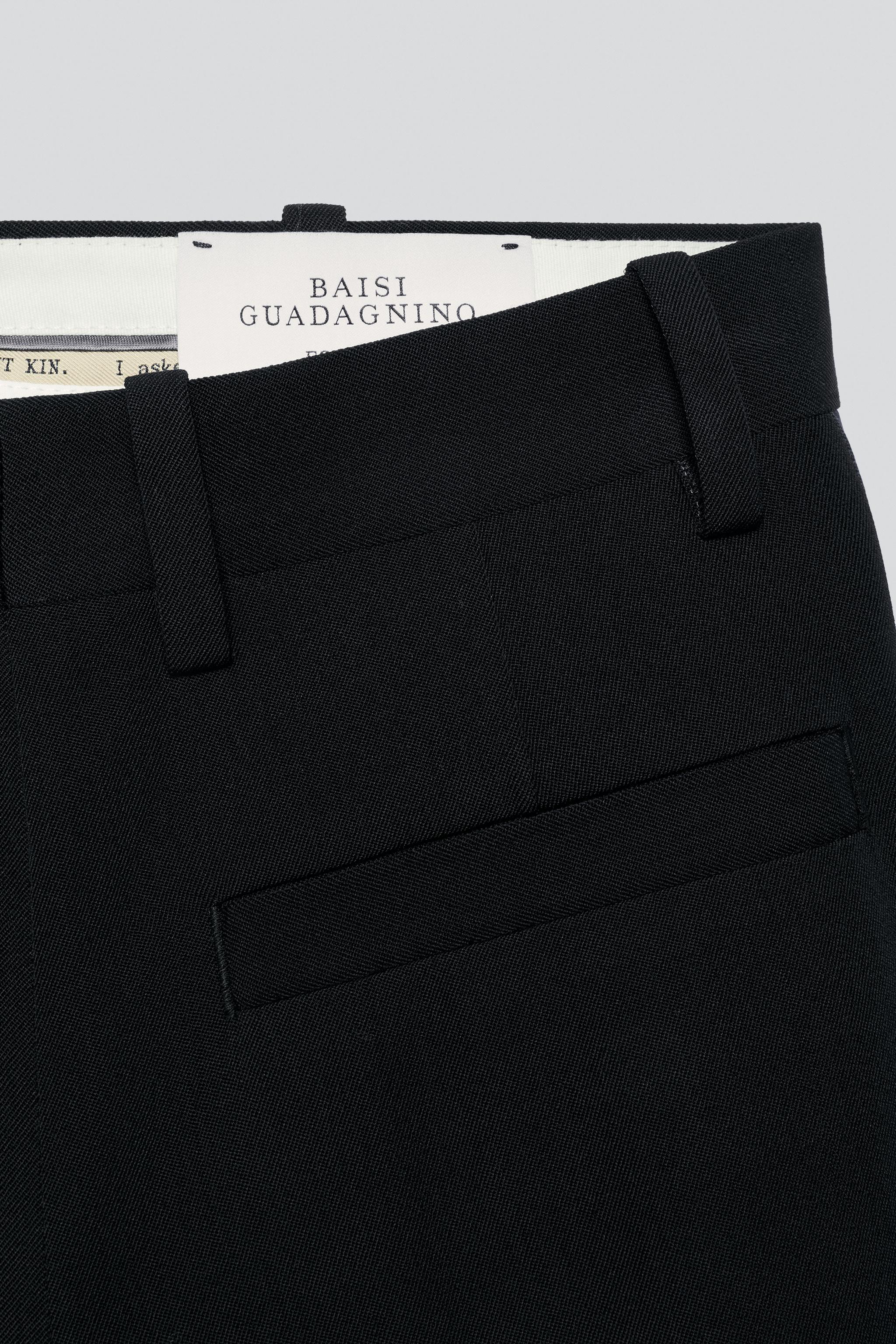 PANTALON DE COSTUME SMOKING 100% LAINE