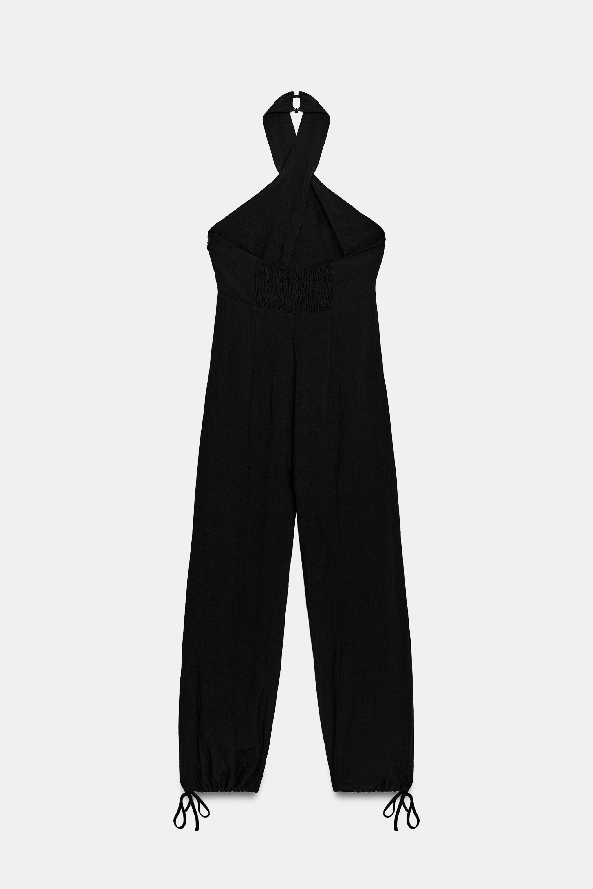 COMBINAISON LONGUE HALTER BOUFFANTE