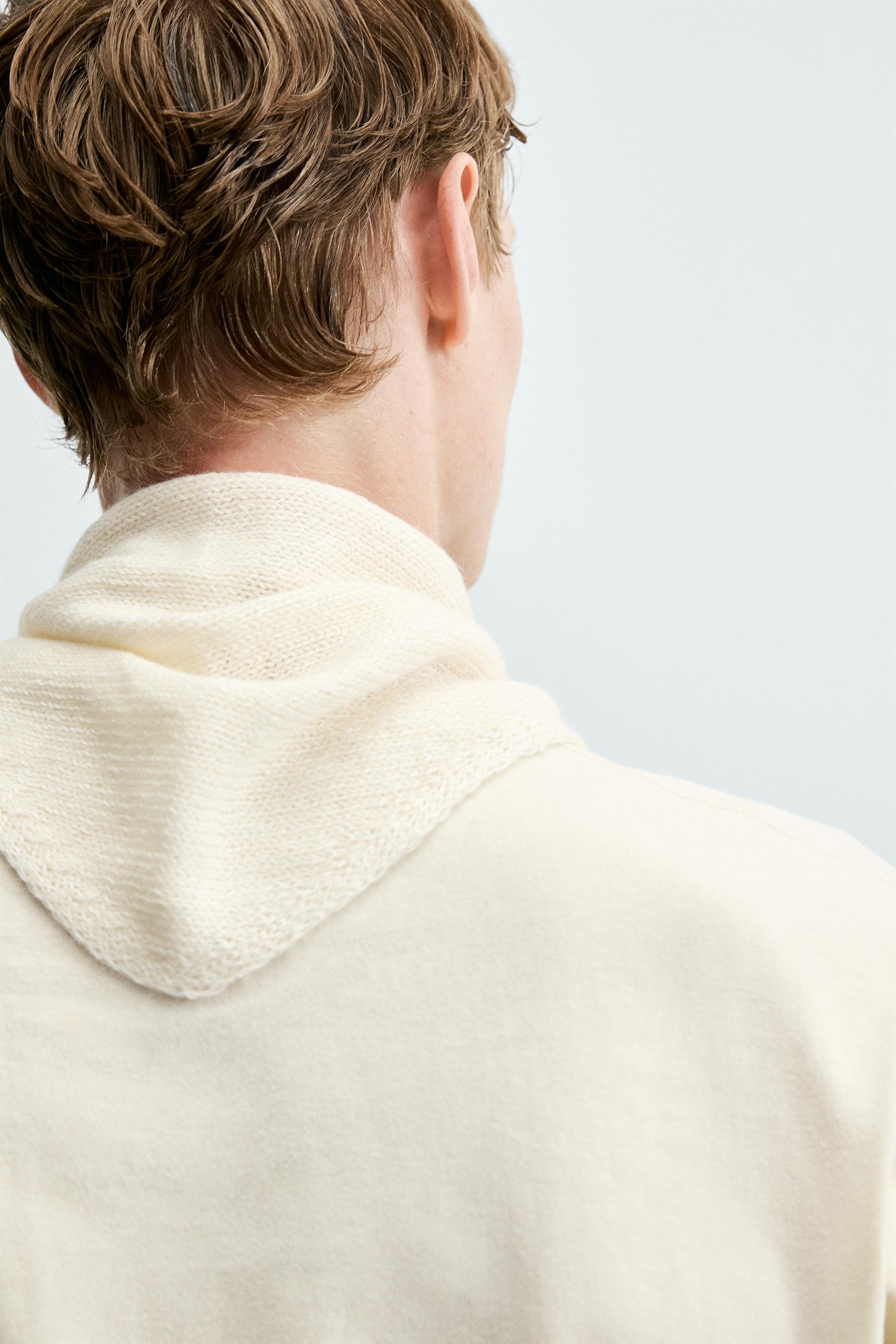 Мужские аксессуары Zara LINEN AND CASHMERE KNIT BANDANA — фото 3