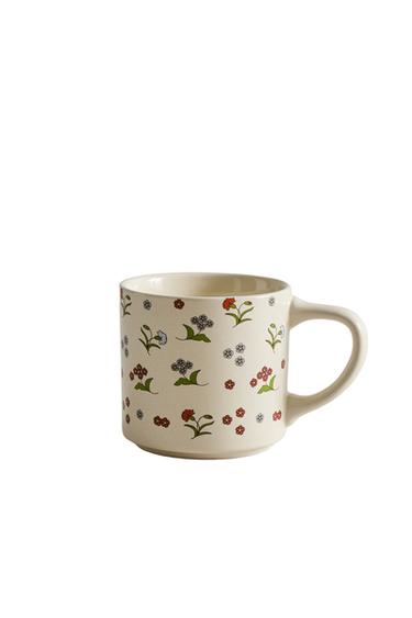 키즈 플로랄 프린트 컵 - Zara 멀티컬러