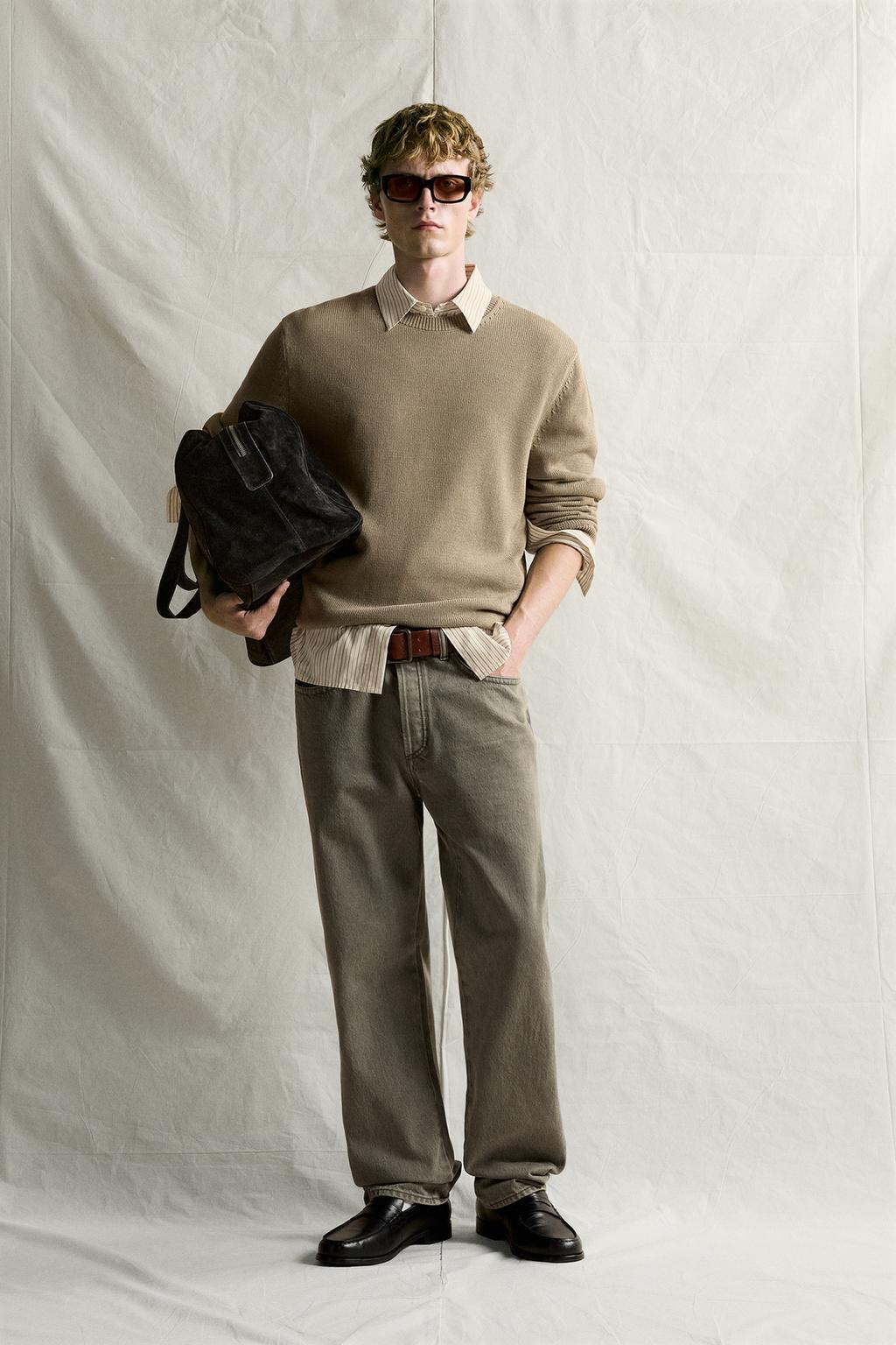 100% COTTON REGULAR FIT JUMPER