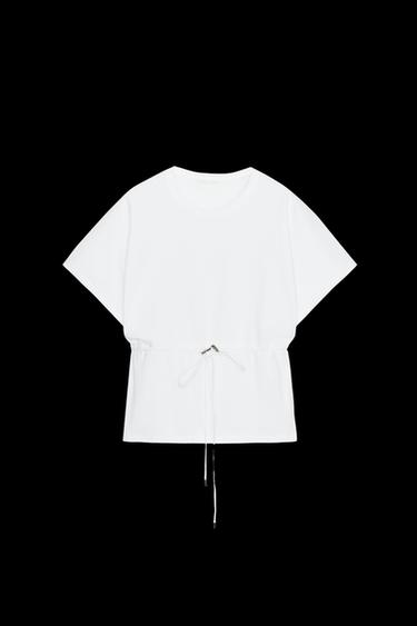 CAMISETA HEAVY COTTON - Blanco de Zara - Imagen 0